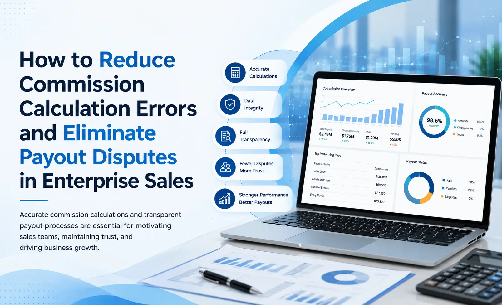 How to Reduce Commission Calculation Errors and Eliminate Payout Disputes in Enterprise Sales
